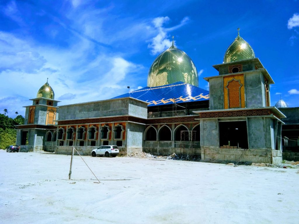 kubah masjid raya parit malntang padang pariaman sumatera barat