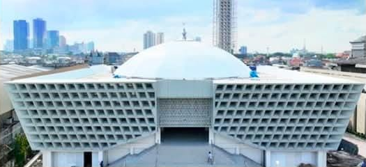 kubah masjid motif enamel stainless gold galvalum